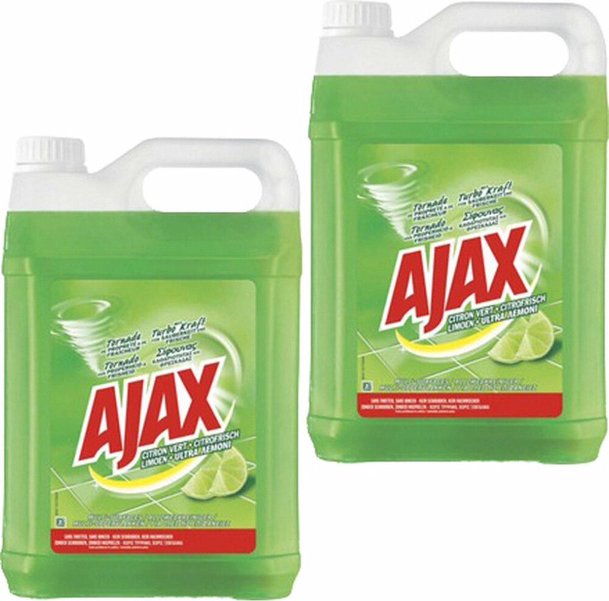Nettoyant tout usage Ajax - chaux - 2 x 5l
