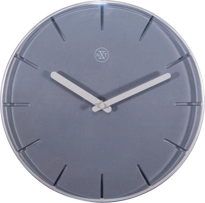 Nexttime nxt sweet – horloge murale – 20 cm – plastique – gris – silencieux