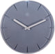 Nexttime nxt sweet – horloge murale – 20 cm – plastique – gris – silencieux