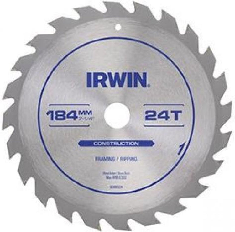 Série construction Irwin - lame de scie circulaire - 165mm - 30 dents - fentes anti-vibrations