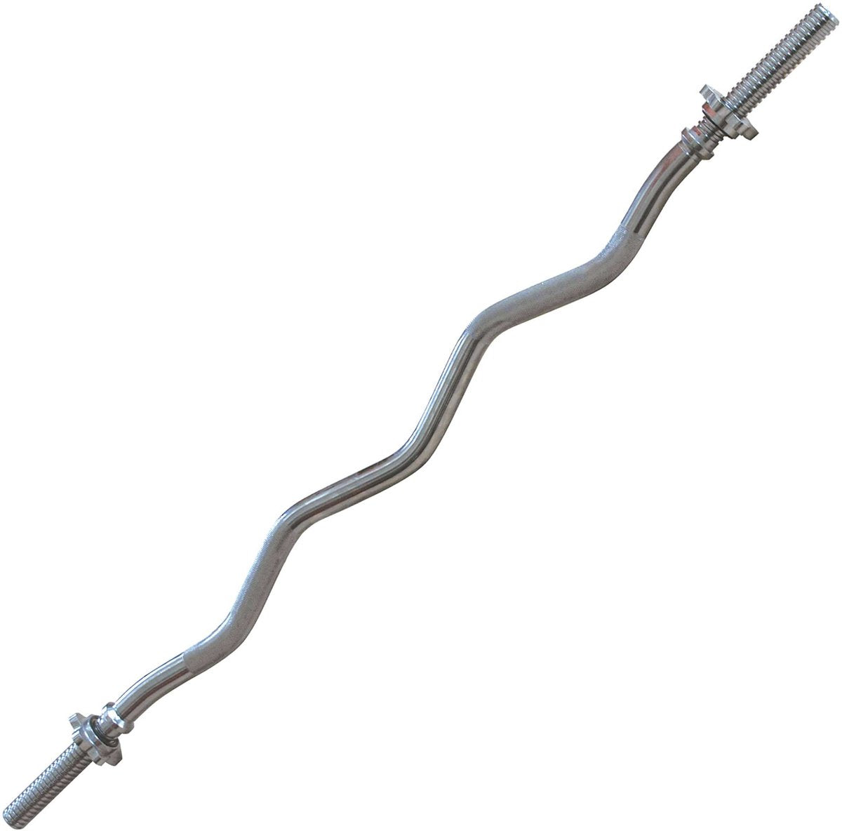 Barre d'haltères Tunturi - barre de curl -120 cm - 30 mm - fermeture à vis - incl. application de remise en forme gratuite