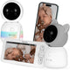 Lionelo Babyline 9.2 AI - babyphone avec AI - caméra Full HD - veilleuse - détection de cris - détection de mouvement - capteur de température et d'humidité - communication bidirectionnelle - mode VOX - connectivité application - rappel d'alimentation