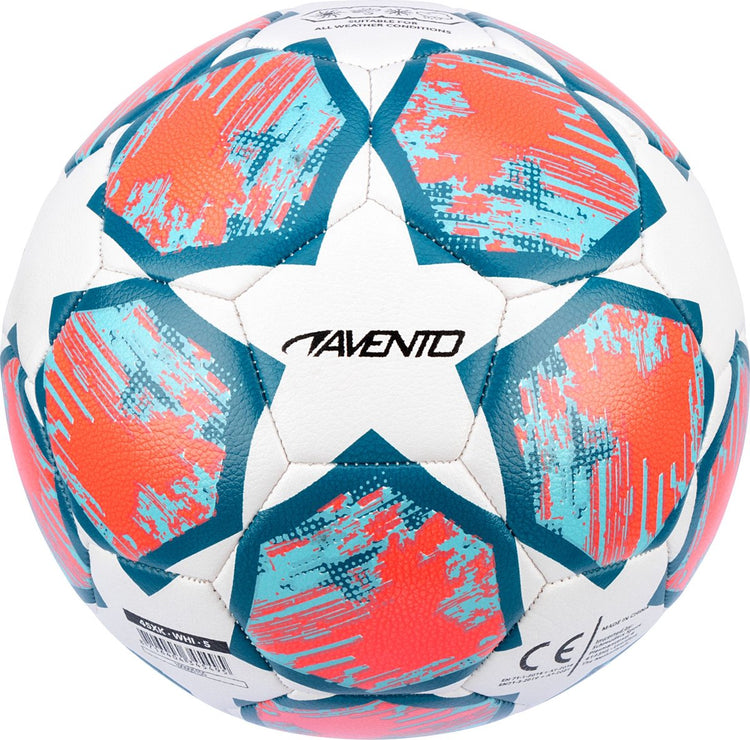 Ballon de football Avento - Assistant étoile - bleu - taille 5 - ⌀ env. 22 cm