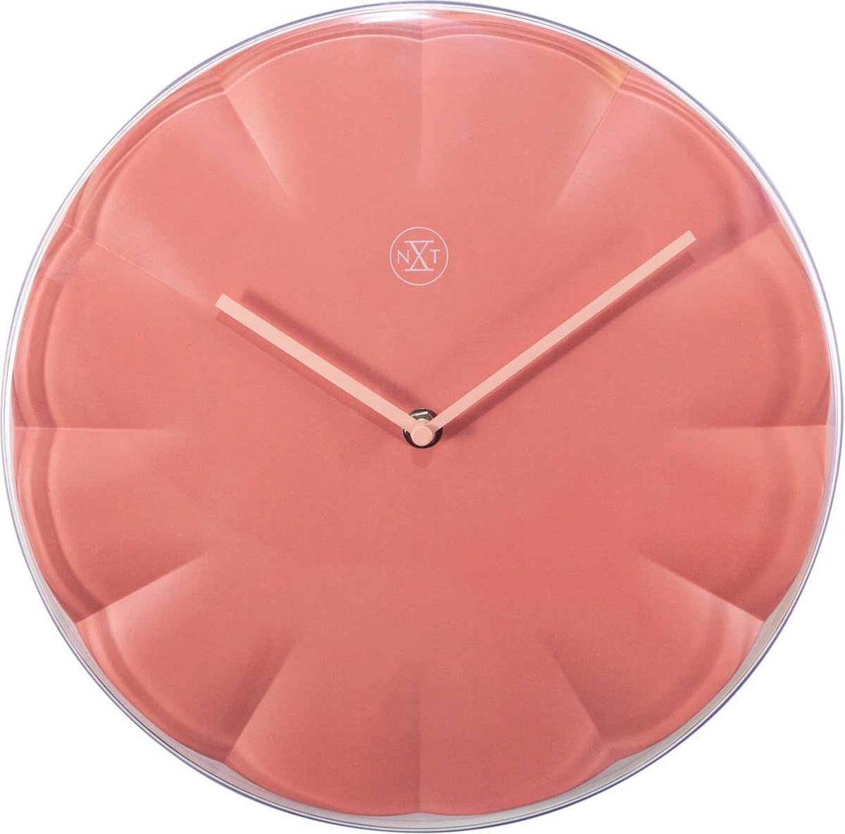 Nexttime nxt sweet – horloge murale – 20 cm – plastique – rouge – silencieuse