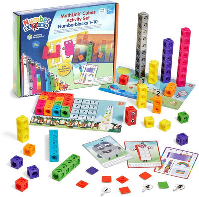 Ressources d'apprentissage mathlink® cubes numberblocks® 1-10 ensemble d'activités - 3+