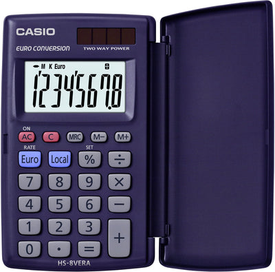 Calculatrice de poche Casio HS-8ver gris