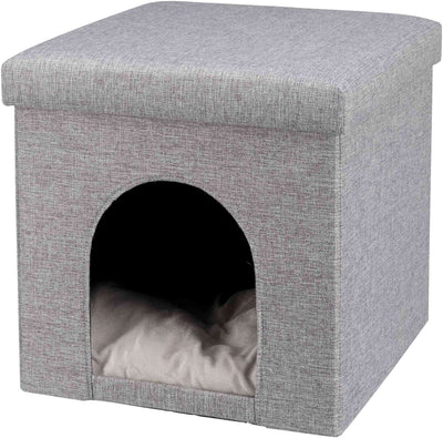 Trixie Pouf Cat Basket relax-iglo alois gris