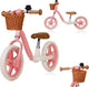 Draisienne pour enfant Lionelo Alex Plus - de 3 à 6 ans - pneus en mousse EVA - guidon de selle réglable - cadre en acier - limiteur de guidon - avec panier de cloche - jusqu'à 30 kg
