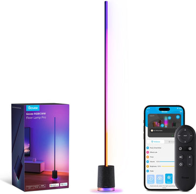 Lampadaire intelligent Govee 170 cm matière rgbicww - avec haut-parleur