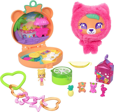Ensemble de jeu compact ours en peluche Polly Pocket