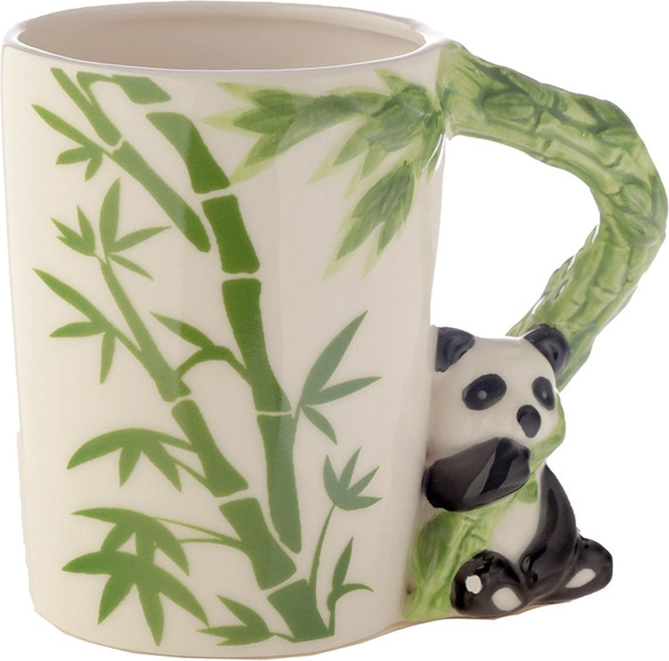 Panda Bamboo - Poigure de la tasse en céramique