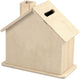 Maison de tirelire en bois