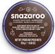 Snazaroo 1118999 - marron foncé - 18 ml de peinture pour le visage aqua pour enfants et adultes