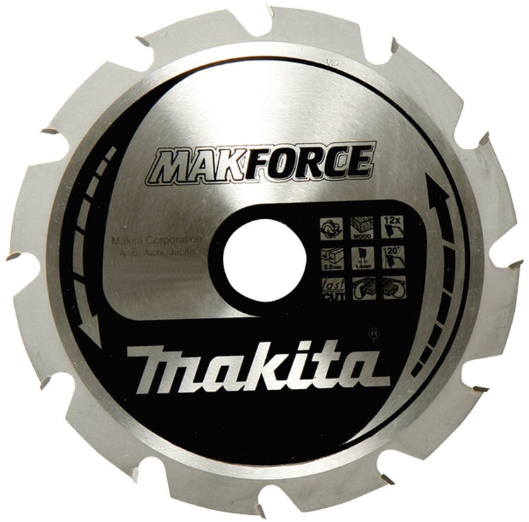 Makita b-32203 lame de scie circulaire manuelle makforce-160x20 mm 24t atb