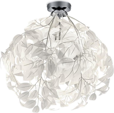Rl live your light reality leavy - plafonnier - chrome - excl. 1x e27 8,5 w - montage au plafond - protection des motifs