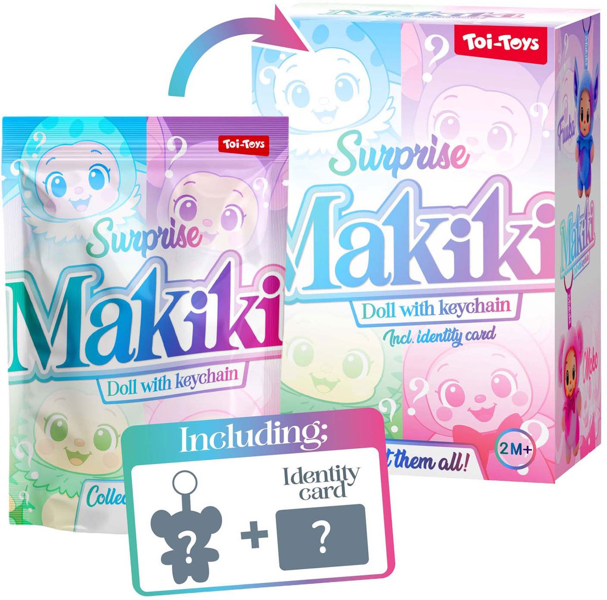 Toi-toys porte-clés makiki 15cm