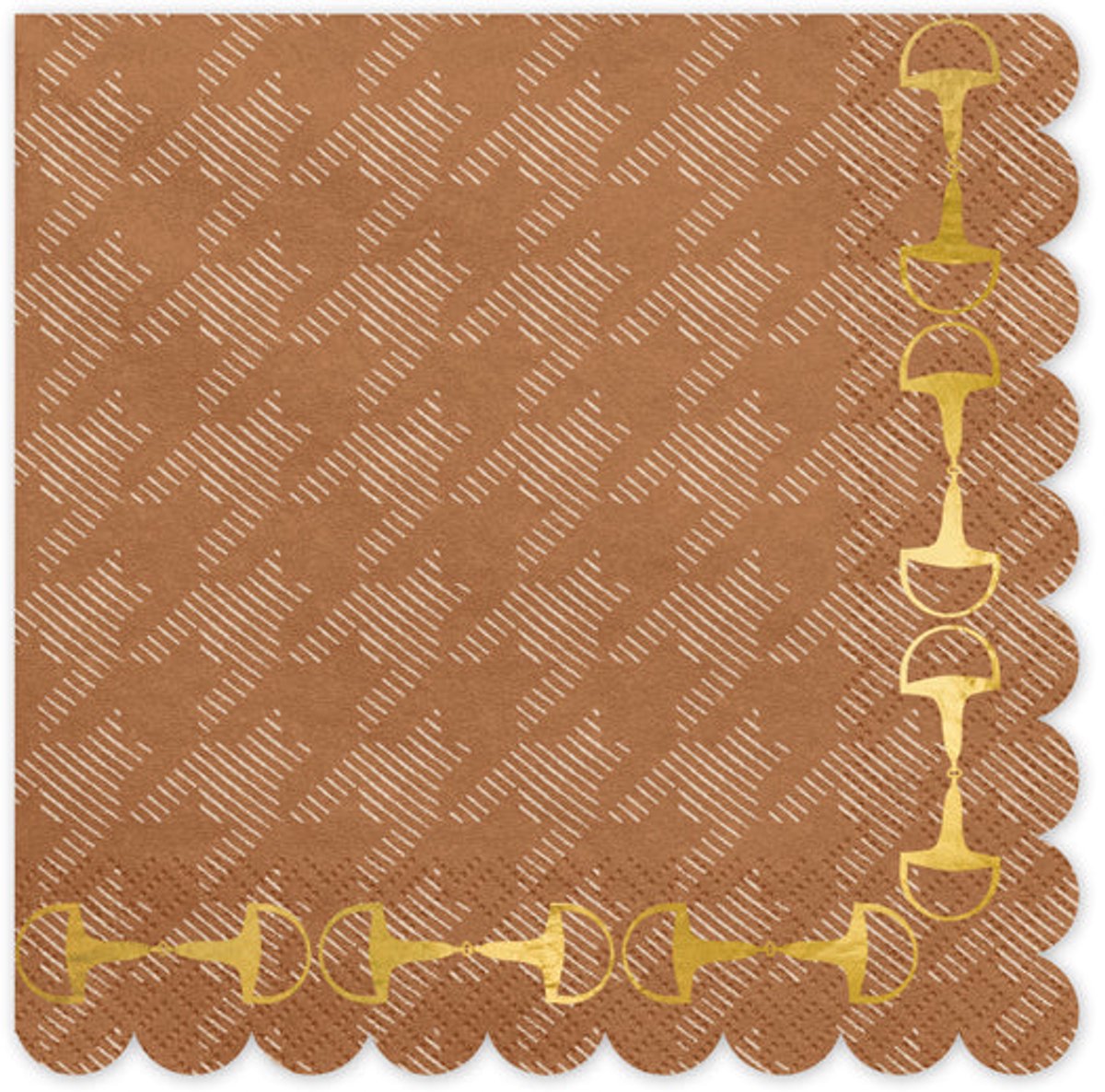 Partydeco 12 serviettes de fête steigbögel 33x33 cm