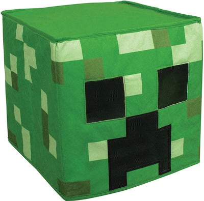 Déguisement minecraft creeper coiffe - tête de bloc
