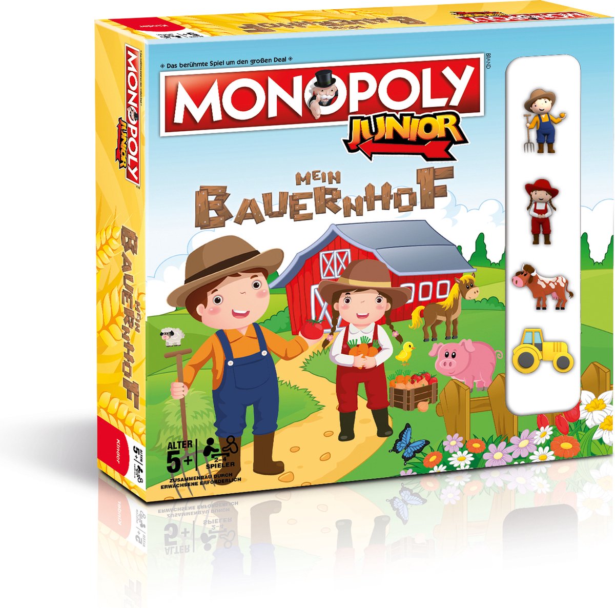 Mouvements gagnants monopole junior mein bauernhof jeu de société simulation économique