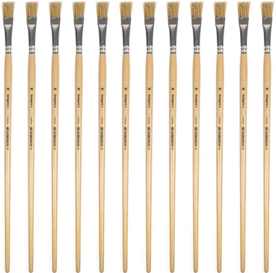 Pinceau Kangaro Lyonse - #16 - bois laqué - boîte de 12 pièces - k-840216