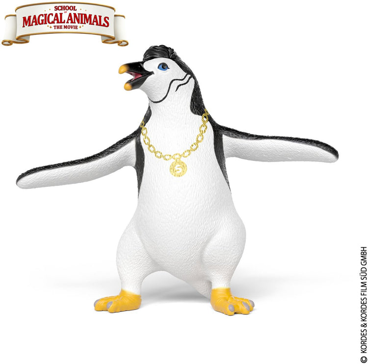 Schleich école des animaux magiques Yuri le pingouin avec chaîne en or 14958