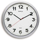 Horloge murale étape Maul 40 incl. pile - argent - 1 pièce - ø 40 x 4,8 cm -
