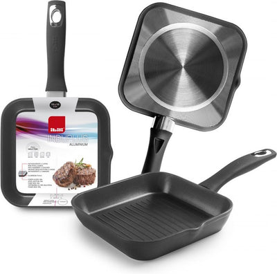 Poêle à griller Ibili induplus - aluminium - 18x18cm