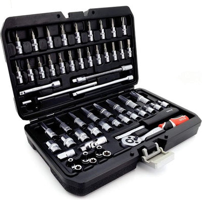 Yato mallette à outils 56 pièces métal noir yt-14501