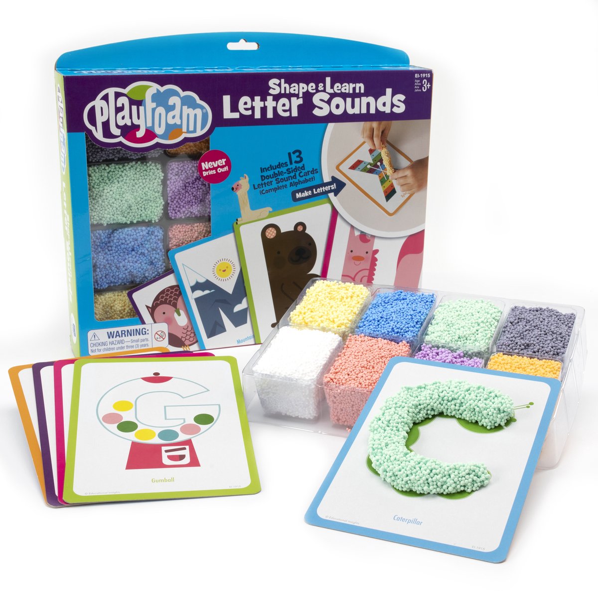 Ressources d'apprentissage Playfoam® Shape Learn Letter Sounds Set - 3+