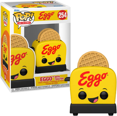 Funko-pop ! icônes publicitaires : eggo - eggo avec grille-pain #254