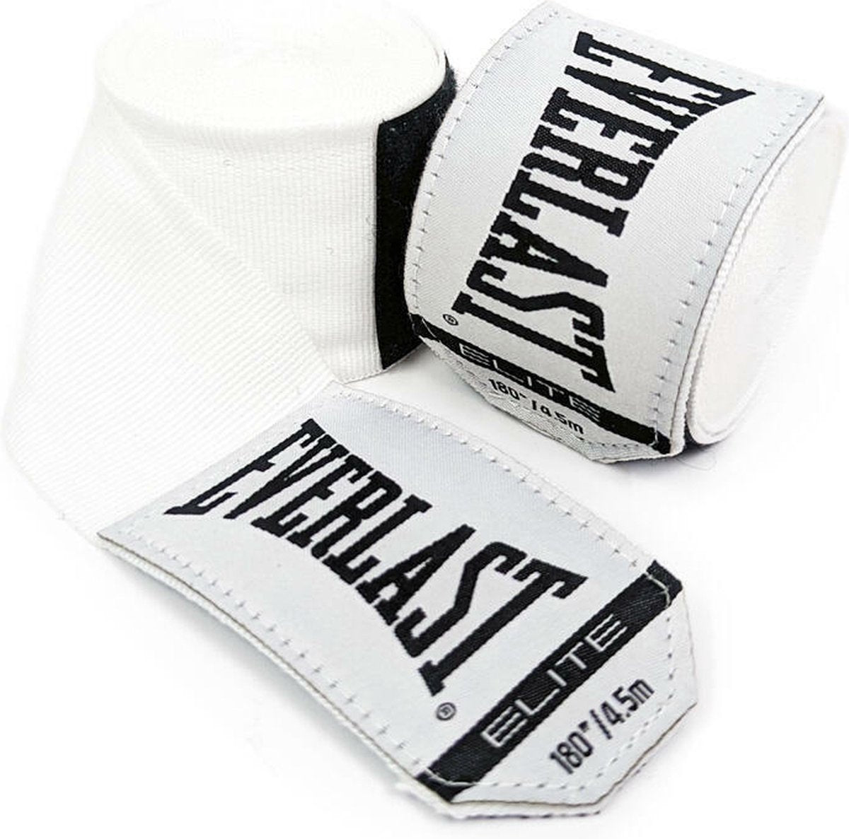 Bandages pour les mains Everlast Elite, blanc, 457 cm