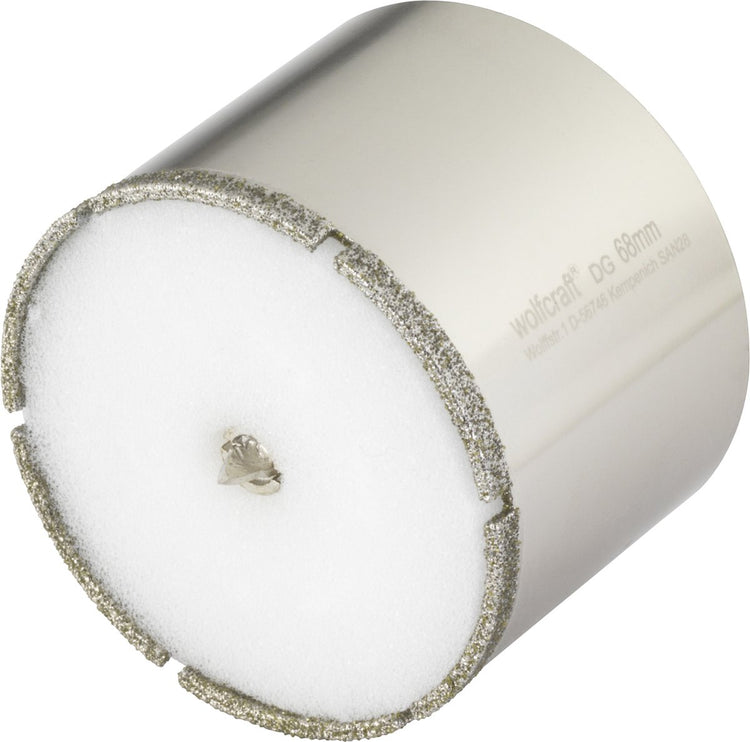 Wolfcraft - foret diamant 68 mm - foret à carrelage 68 mm - scie cloche diamant - 5931000