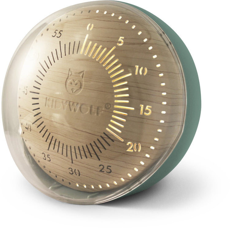 Kidywolf Kidytimer Minuteur pour enfants – Horloge éducative avec 8 préréglages, affichage de l'heure LED, signal sonore, encourage l'indépendance, 4+