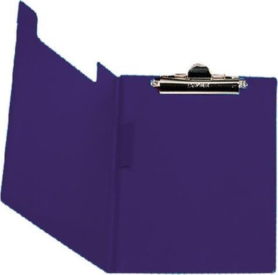 Porte-bloc Bantex avec pince + passant pour stylo bleu foncé