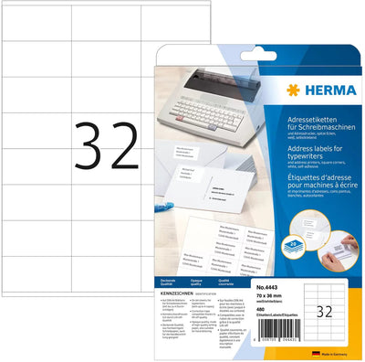 Étiquettes autocollantes Herma 4443