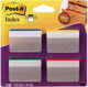 Post-it ® index fort - pour dossiers suspendus - bleu, vert, rouge, jaune