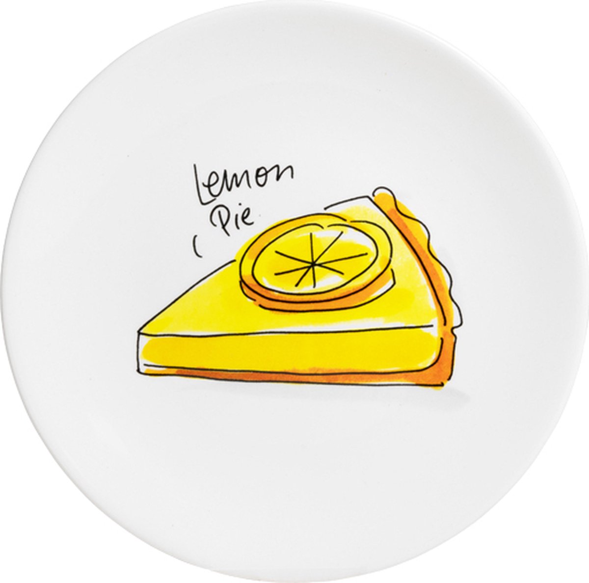 Blond Amsterdam, rattrapage : assiette à tarte au citron, 18cm