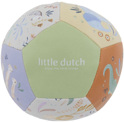 Balle softball Little Dutch - safari - ø12,5 cm - vert