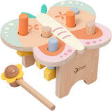 Papillon de banc de marteau en bois du monde classique - afbeelding 1