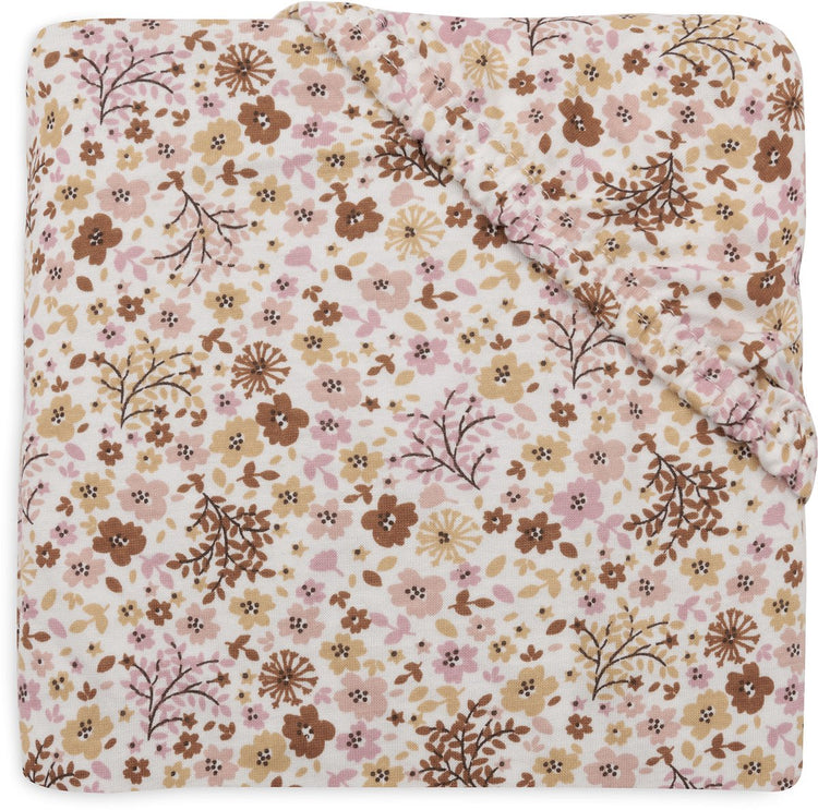 Drap-housse berceau Jollein - 40 50x80 90cm - jersey - fées des fleurs