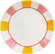 Blond Amsterdam, qui rattrape les rayures du quotidien : assiette 26 cm rose jaune