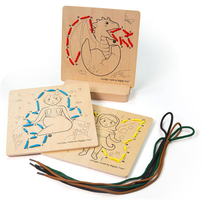 Bigjigs Wooden Road Puzzle sur Number Fairy Tale World, 8dlg.