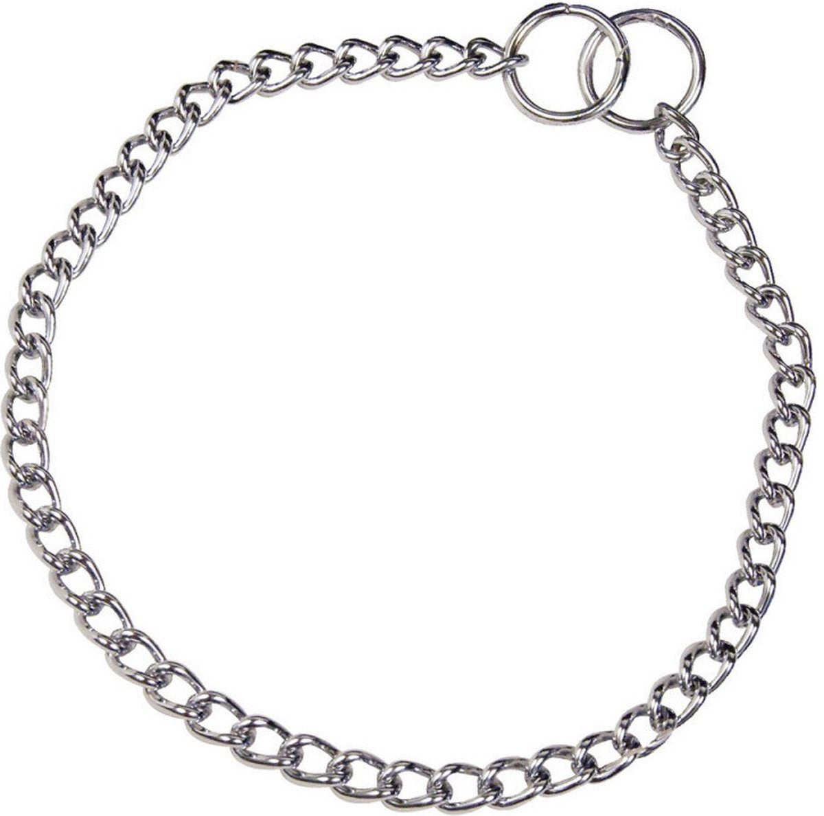 Collier pour chien Hs Sprenger argent 2,5 mm torsadé à gauche (50 cm)
