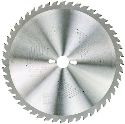 Accessoires Dewalt lame de scie circulaire 305x30x48t, dents alternées, positif 10°, encoche 3,0mm - dt4340-qz