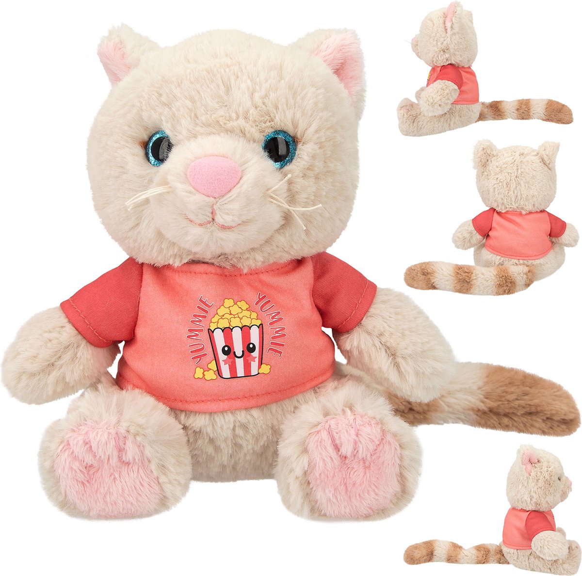 Depesche - top model peluche chat gingembre 18 cm cutie star