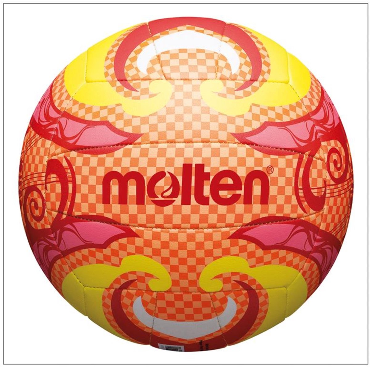 Beach volley fondu - orange rose jaune rouge