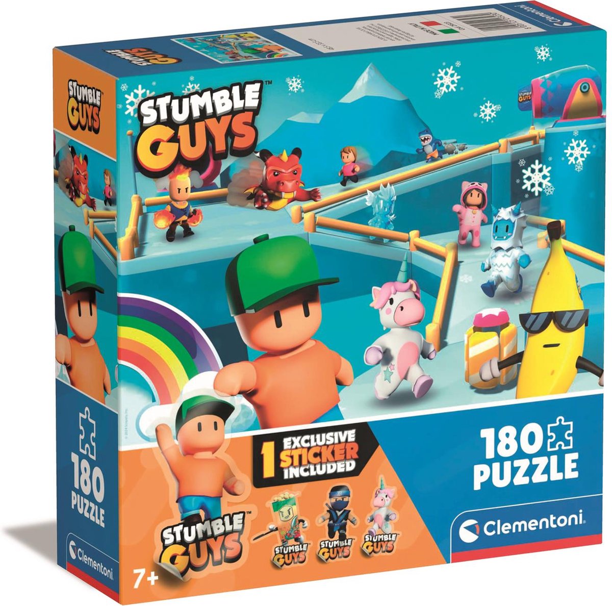 Clementoni - puzzle - 180 pièces - trébuchants - puzzle enfant - à partir de 7 ans