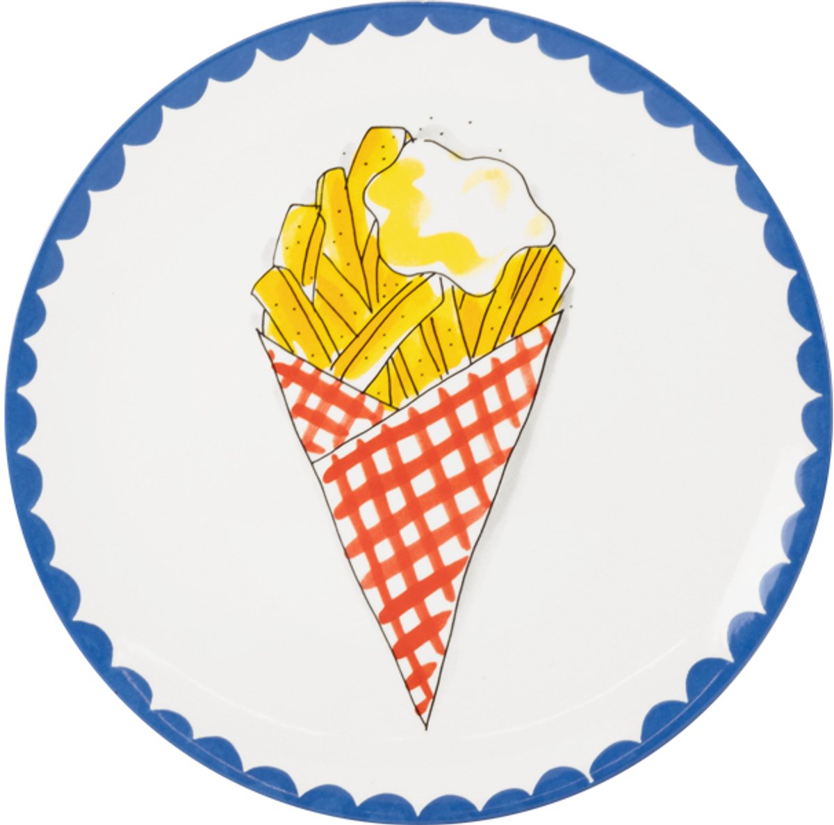 Blond Amsterdam, tous les jours : assiette de frites 26 cm