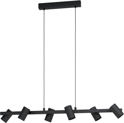 Suspension Eglo gatuela 1 - e14 - 116 cm - noire