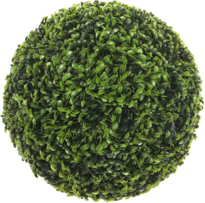 Décorations en mica - boule de buis vert d50 cm - plante artificielle extérieur intérieur - résistante aux UV